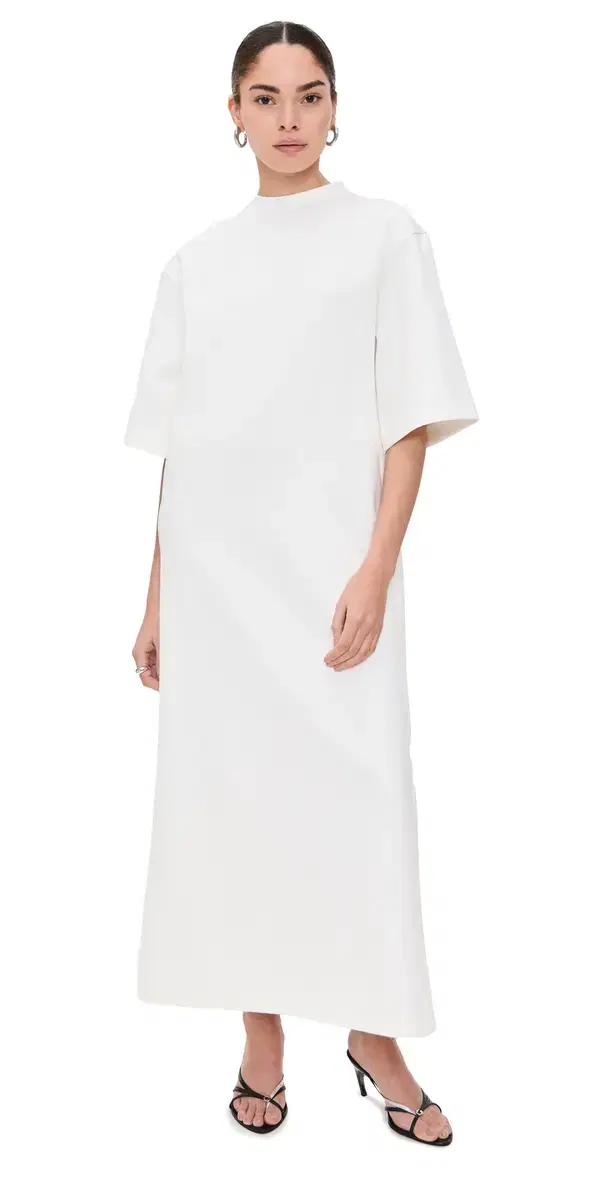 WARDROBE. NYC T-hirt Dress Off White