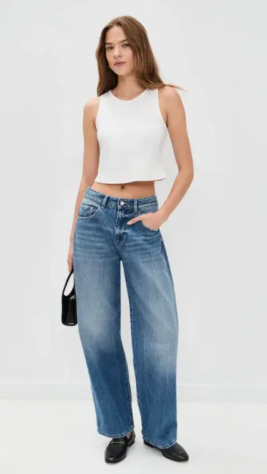 Ripley Rader Ponte Knit Tank Top Off White M | Thumbnail 5