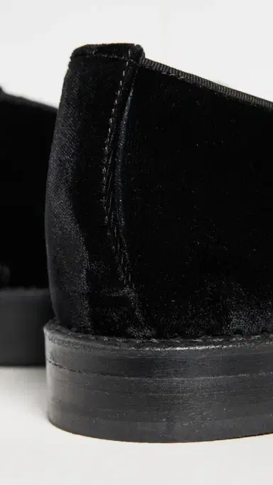 Allen Edmonds Robinson Velvet Tuxedo Loafers Black Velvet 9 | Thumbnail 3
