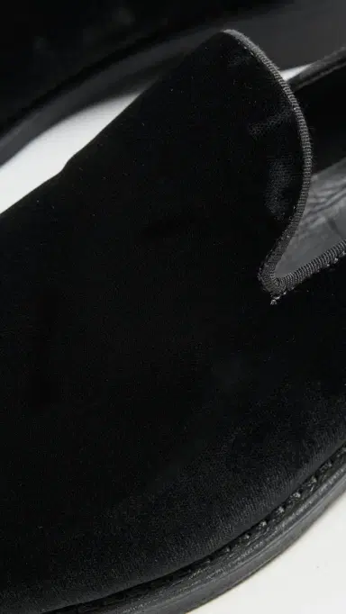 Allen Edmonds Robinson Velvet Tuxedo Loafers Black Velvet 9 | Thumbnail 5