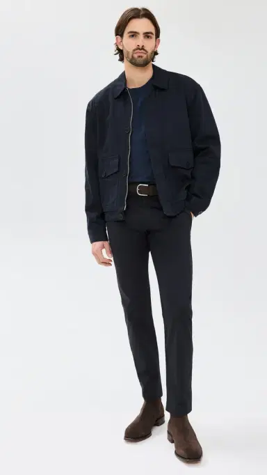 NN07 Theo Tailored Chino Pants Navy Blue 30 | Thumbnail 5