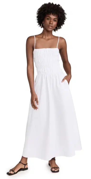 Solid & Striped The Delta Dress arshmallow | Thumbnail 1