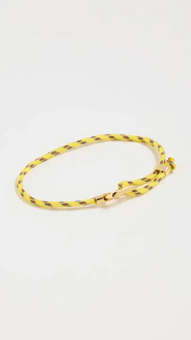 Gorjana Link Paracord Bracelet Yellow One Size | Thumbnail 2
