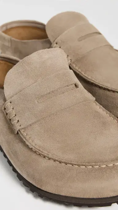 Birkenstock Naples Wrapped Bold Grip Slippers Taupe 42 | Thumbnail 5 Birkenstock Naples Wrapped Bold Grip Slippers Taupe 42 | Thumbnail 5