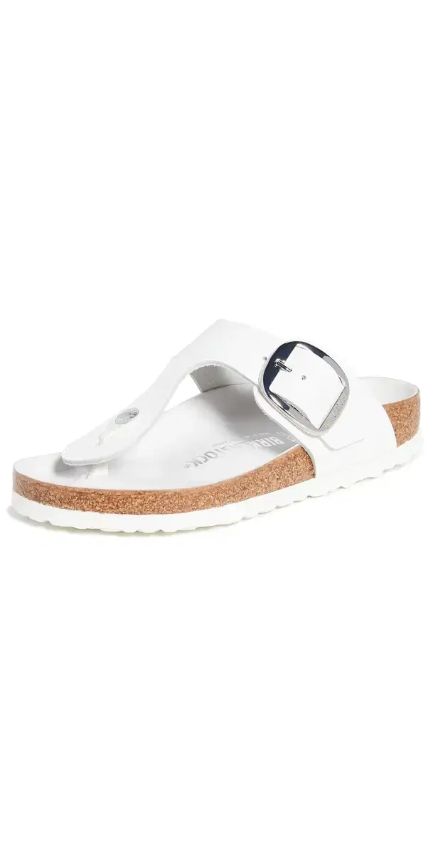 Birkenstock Gizeh Big Buckle Sandals White
