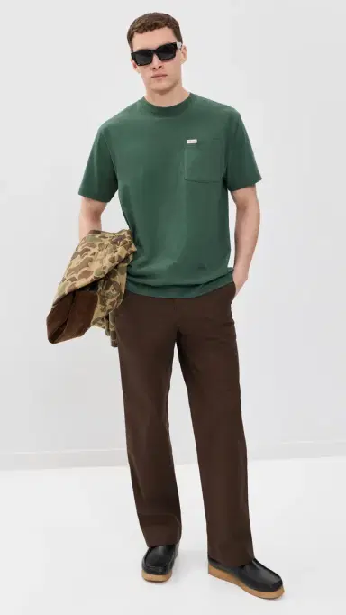 Filson Short Sleeve Outfitter Pocket T-Shirt Olive Green | Thumbnail 5 Filson Short Sleeve Outfitter Pocket T-Shirt Olive Green | Thumbnail 5