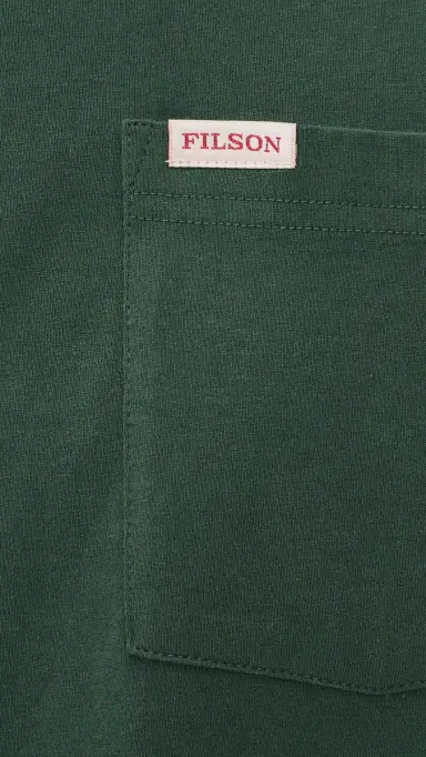 Filson Short Sleeve Outfitter Pocket T-Shirt Olive Green | Thumbnail 6 Filson Short Sleeve Outfitter Pocket T-Shirt Olive Green | Thumbnail 6