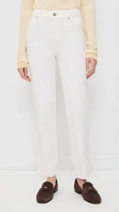 Frame Le Sleek Straight Jeans Au Natural Clean Raw After | Thumbnail 2 Frame Le Sleek Straight Jeans Au Natural Clean Raw After | Thumbnail 2