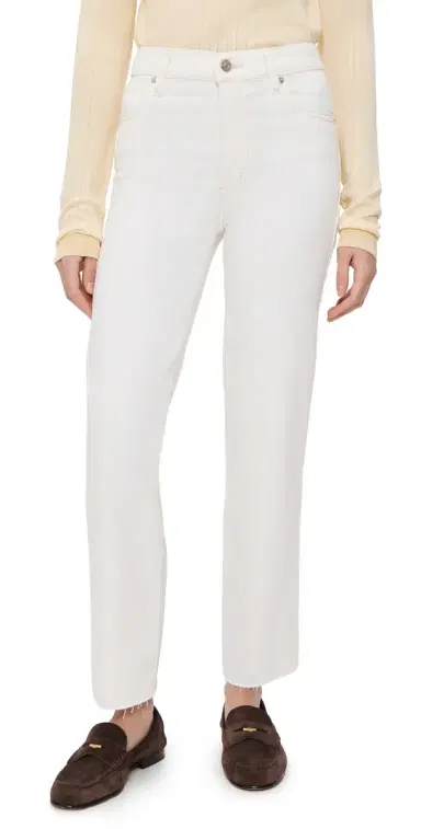 Frame Le Sleek Straight Jeans Au Natural Clean Raw After | Thumbnail 1 Frame Le Sleek Straight Jeans Au Natural Clean Raw After | Thumbnail 1