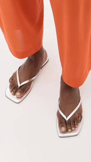 TKEES Square Toe Lily Flip Flops Fairylust 6 | Thumbnail 3