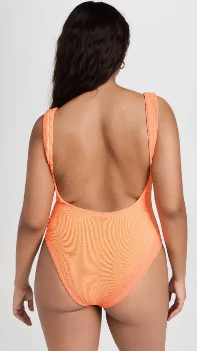 Hunza G Classic Square Neck One Piece | Thumbnail 3 Hunza G Classic Square Neck One Piece | Thumbnail 3