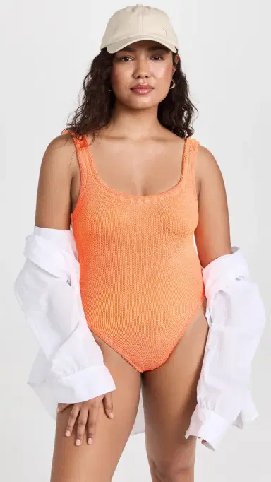 Hunza G Classic Square Neck One Piece | Thumbnail 5 Hunza G Classic Square Neck One Piece | Thumbnail 5