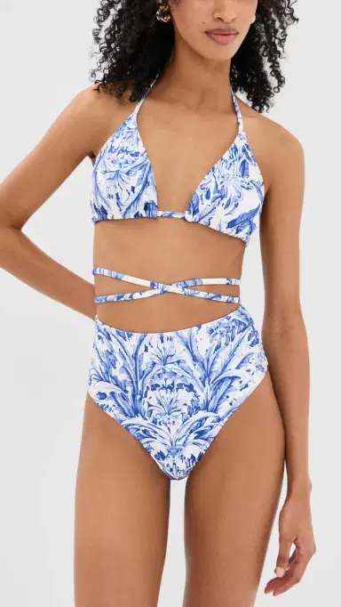DIARRABLU aai Swim Bikini Set Toile Blue | Thumbnail 5