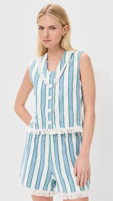 The Tiny Big Sister Towel Striped Top | Thumbnail 2 The Tiny Big Sister Towel Striped Top | Thumbnail 2