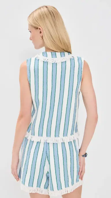 The Tiny Big Sister Towel Striped Top | Thumbnail 3 The Tiny Big Sister Towel Striped Top | Thumbnail 3