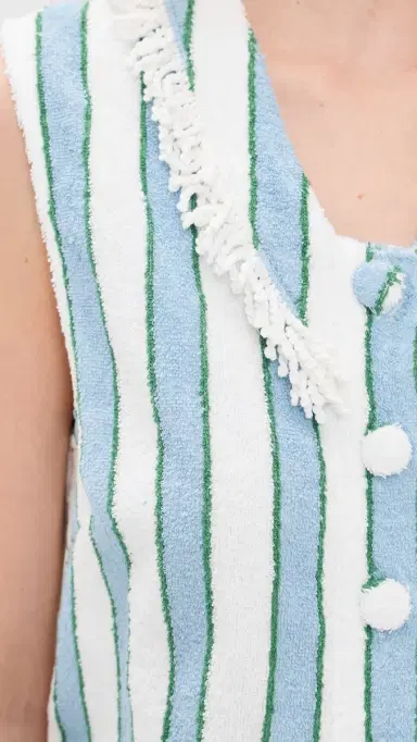 The Tiny Big Sister Towel Striped Top | Thumbnail 6 The Tiny Big Sister Towel Striped Top | Thumbnail 6