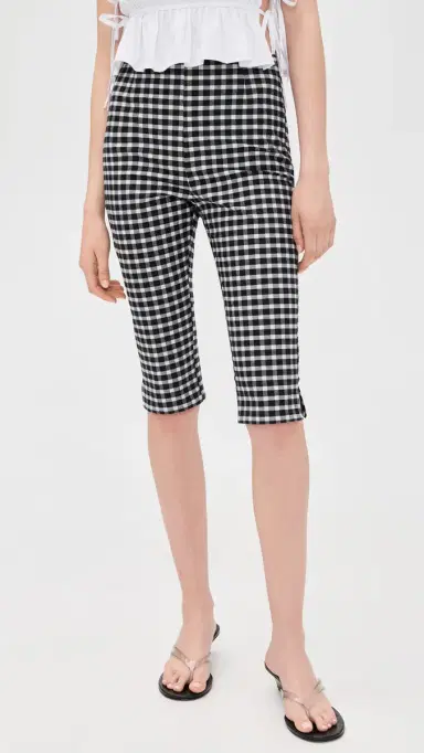 POSSE Chiara Capri Pants Black/White | Thumbnail 2 POSSE Chiara Capri Pants Black/White | Thumbnail 2