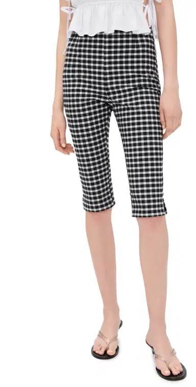 POSSE Chiara Capri Pants Black/White | Thumbnail 1 POSSE Chiara Capri Pants Black/White | Thumbnail 1