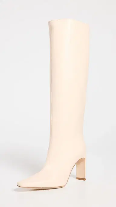 Staud Wally High Heel Boots Cream | Thumbnail 2 Staud Wally High Heel Boots Cream | Thumbnail 2