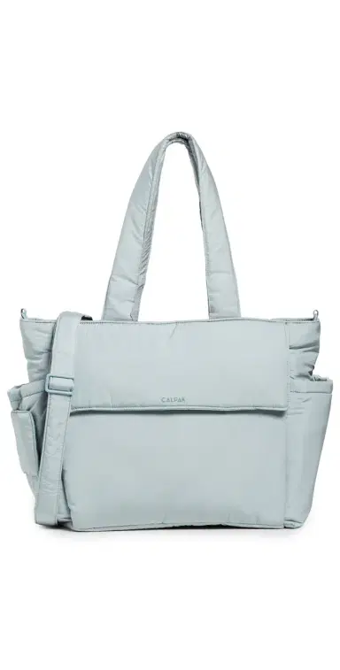 CALPAK Diaper Tote Bag with Laptop Sleeve Bluebell One Size | Thumbnail 1 CALPAK Diaper Tote Bag with Laptop Sleeve Bluebell One Size | Thumbnail 1