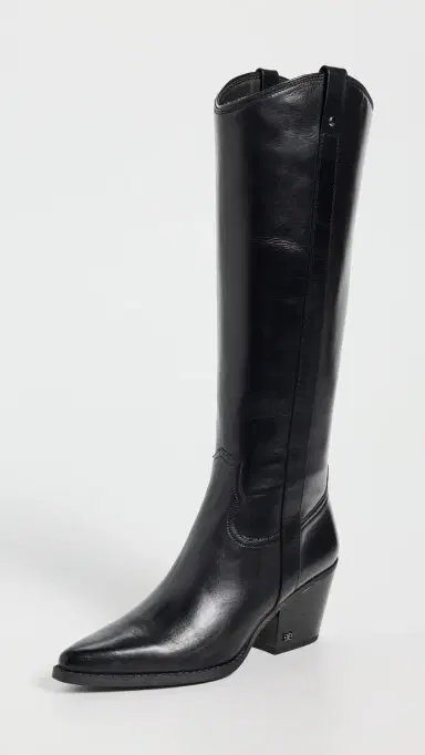 Sam Edelman Wyatt Boots Black 6 | Thumbnail 2