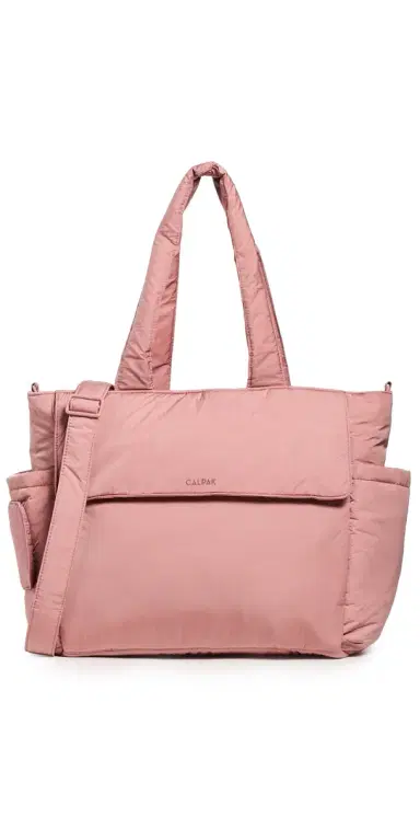 CALPAK Diaper Tote Bag with Laptop Sleeve Peony One Size | Thumbnail 1 CALPAK Diaper Tote Bag with Laptop Sleeve Peony One Size | Thumbnail 1