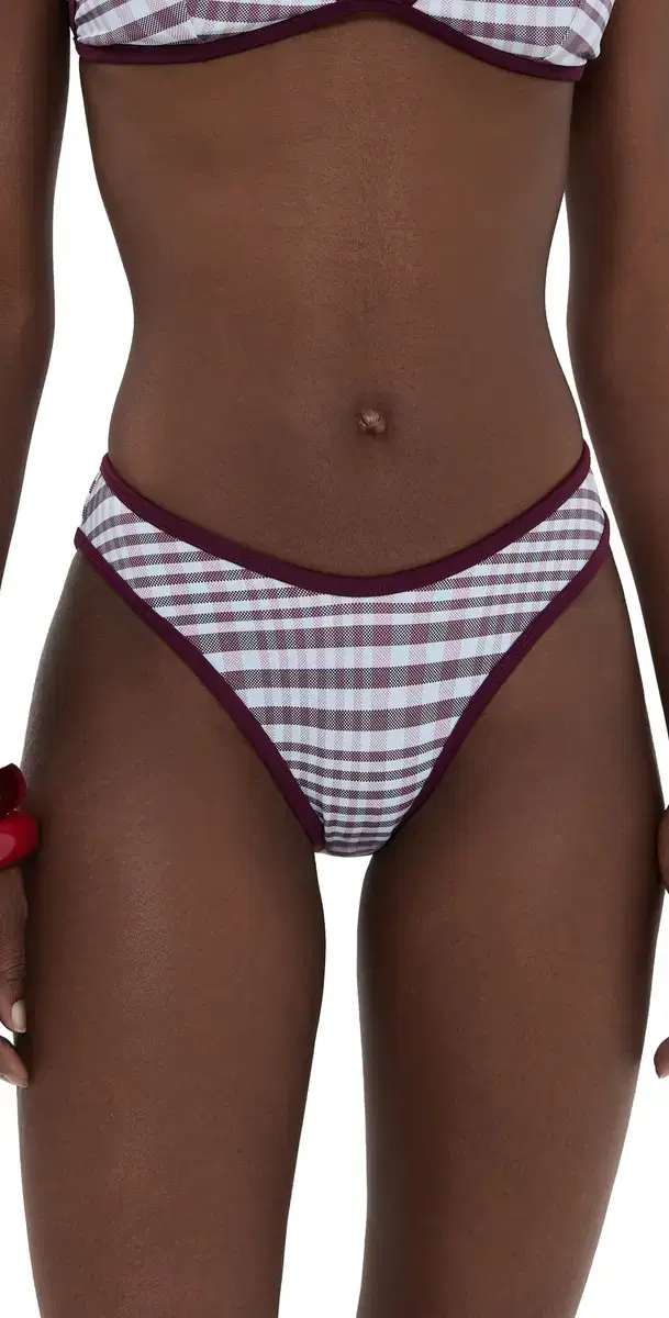 Plaid Good 90s Bikini Bottoms Fig Plaid