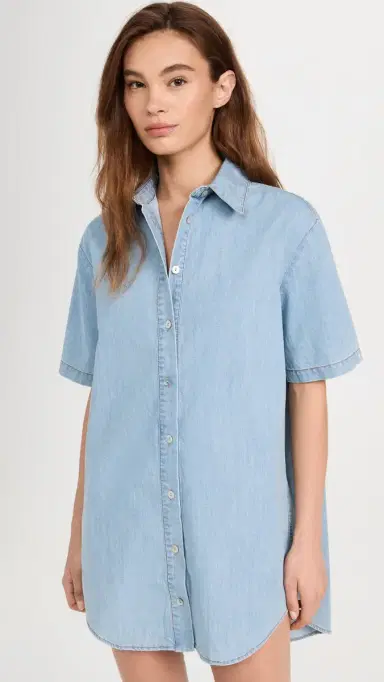 o.p.t o. p.t Chance Dress Denim Midwash M | Thumbnail 2