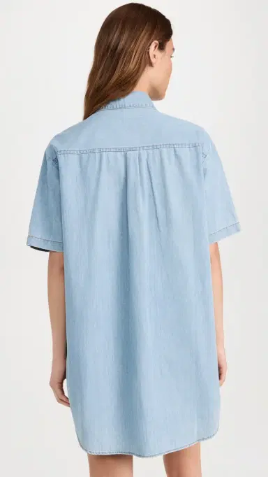o.p.t o. p.t Chance Dress Denim Midwash M | Thumbnail 3