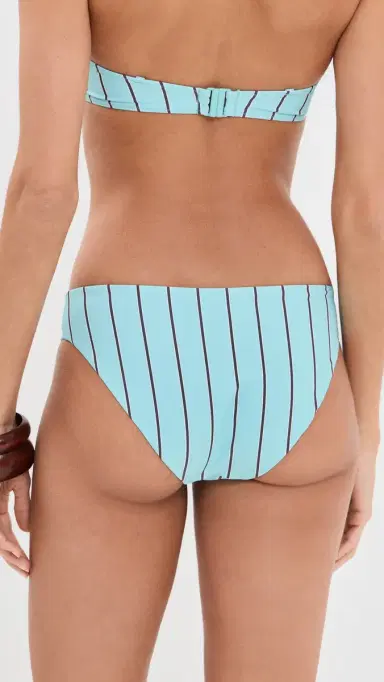 Staud Gemma Bikini Bottoms Pool Stripe L | Thumbnail 3 Staud Gemma Bikini Bottoms Pool Stripe L | Thumbnail 3