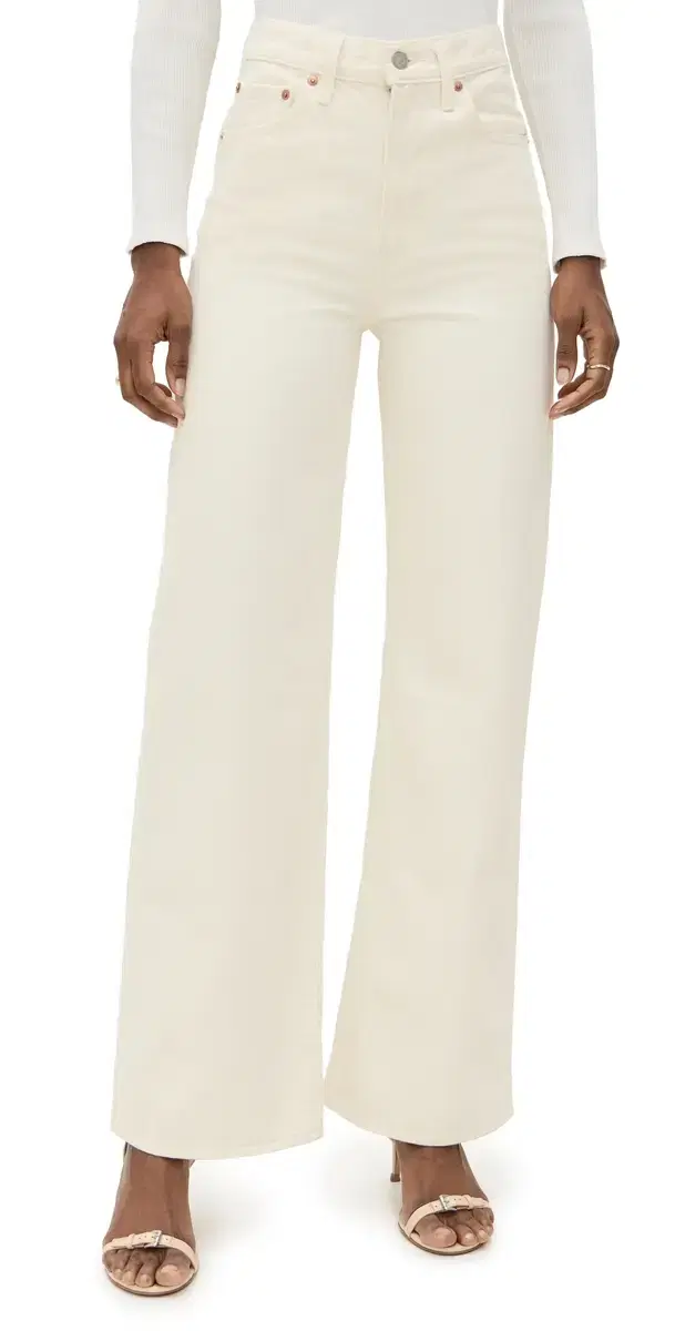 Levi's Ribcage Wide Leg Jeans Barely Freezing
