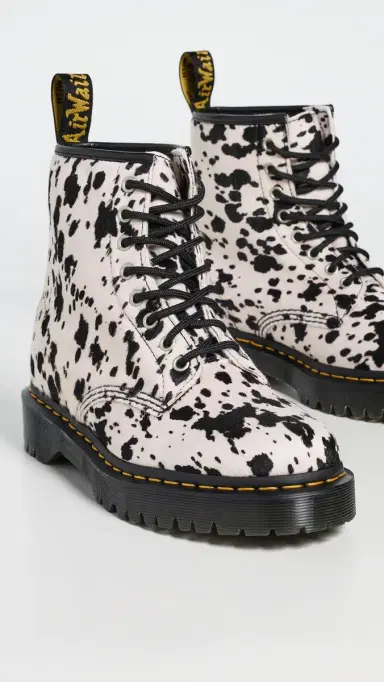 Dr. Martens 1460 Bex Boots Cream/Black | Thumbnail 5