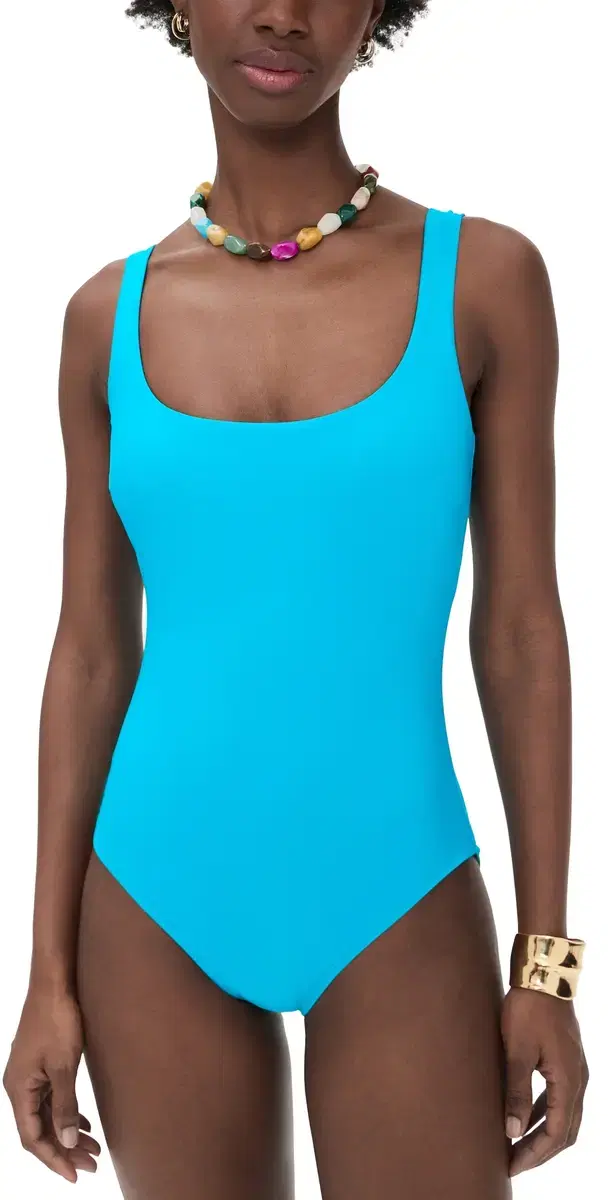 Dreamsculpt One Piece wim uit Turquoise