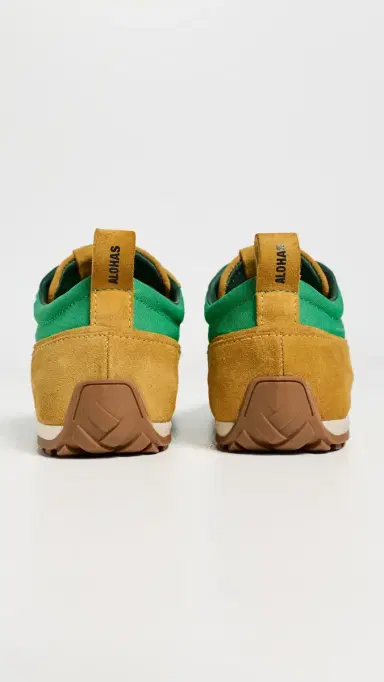 ALOHAS TB.304 Nylon Green Leather Sneakers Green #1 36 | Thumbnail 5