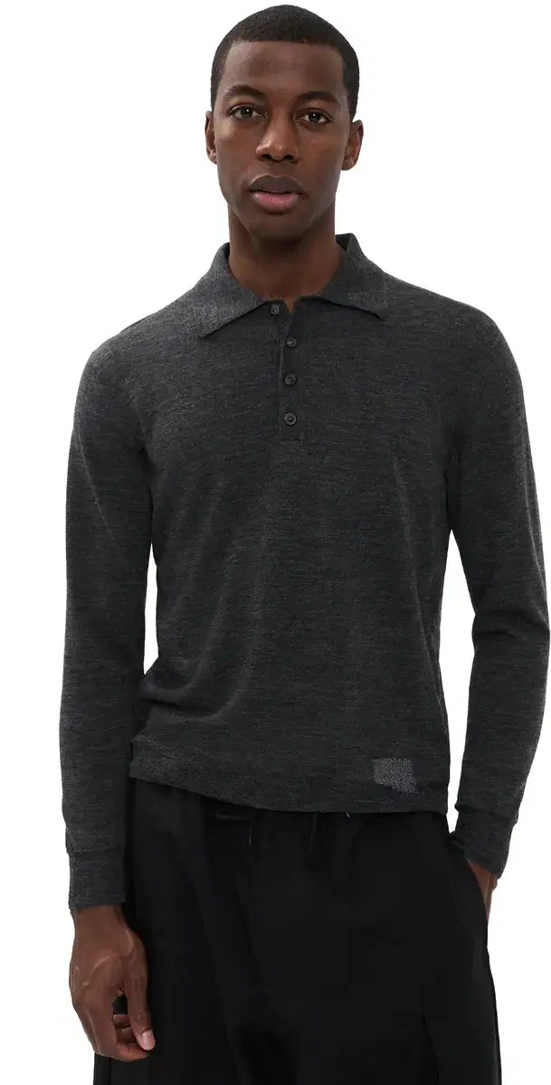 Polo hirt Pullover Medium Grey