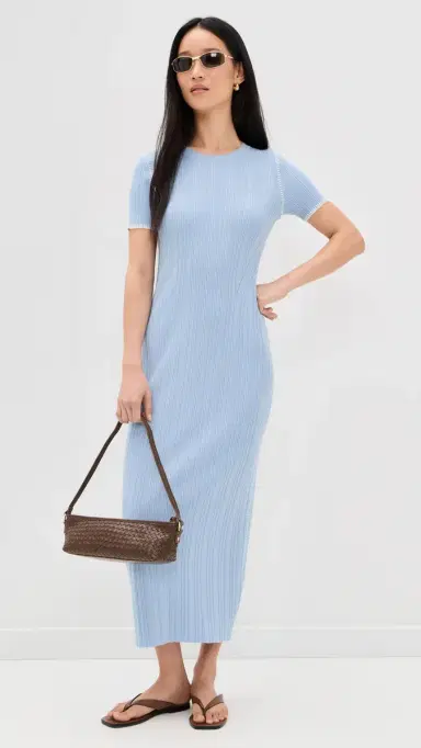 rag & bone Harper Midi Dress Sky | Thumbnail 5 rag & bone Harper Midi Dress Sky | Thumbnail 5
