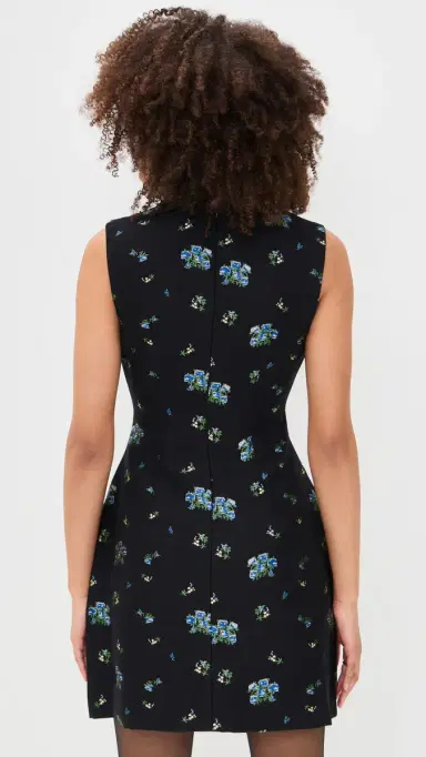 BAUM UND PFERDGARTEN Amayah Dress Black Small Flower | Thumbnail 3