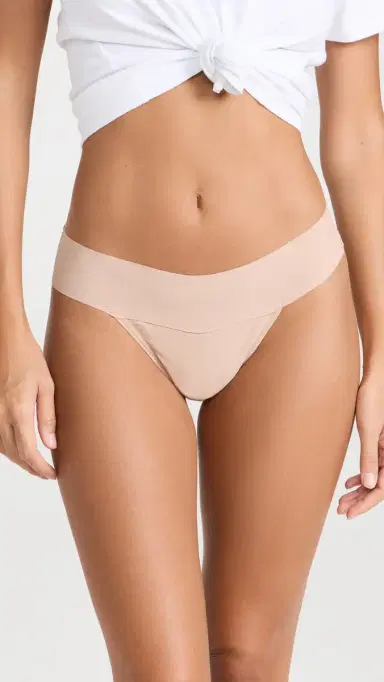 Hanky Panky Breathe Natural Rise Thong 3 Pack Tau3 M | Thumbnail 3