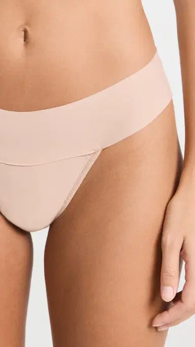 Hanky Panky Breathe Natural Rise Thong 3 Pack Tau3 M | Thumbnail 4