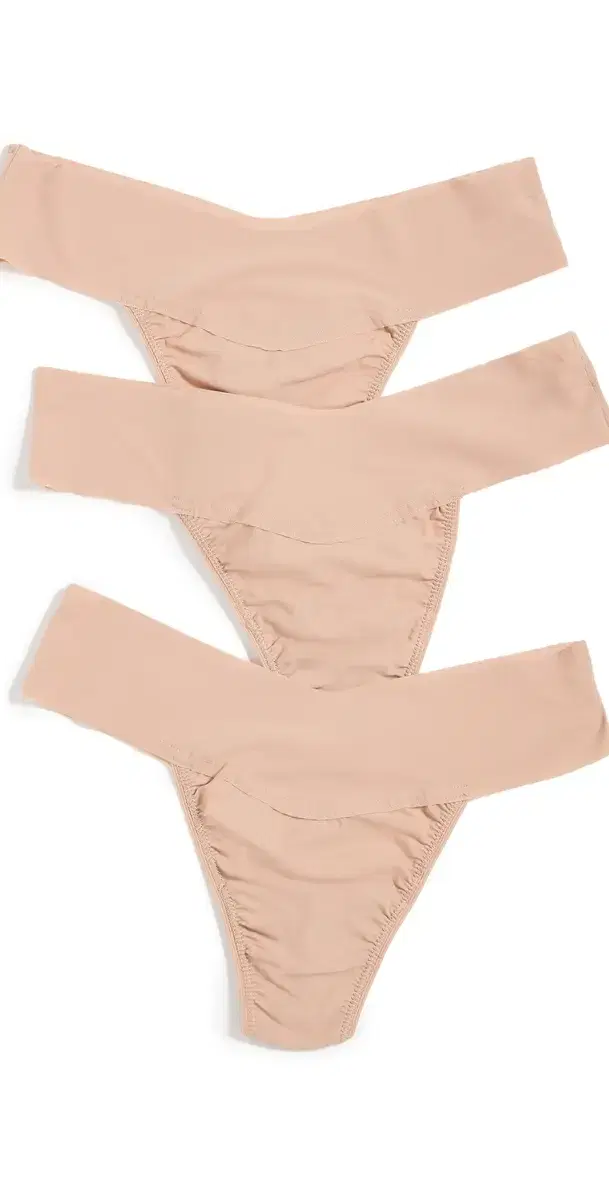 Breathe Natural Rise Thong 3 Pack Tau3
