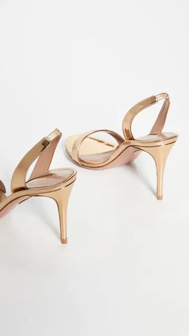 Aquazzura So Nude Sandals 85 Soft Gold 36 | Thumbnail 4