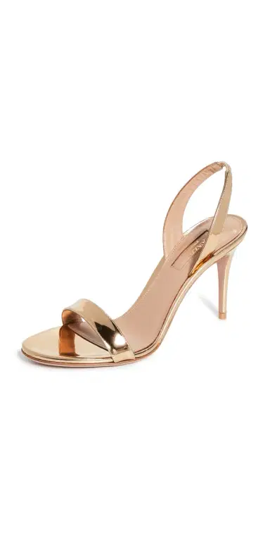 Aquazzura So Nude Sandals 85 Soft Gold 36 | Thumbnail 1