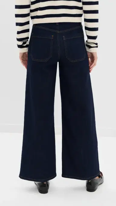 Frame Pixie Petite Le Slim Palazzo Modernist Pocket Jeans Rinse | Thumbnail 3