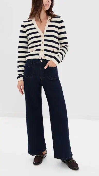 Frame Pixie Petite Le Slim Palazzo Modernist Pocket Jeans Rinse | Thumbnail 5