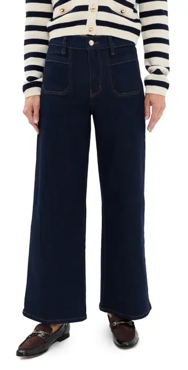 Frame Pixie Petite Le Slim Palazzo Modernist Pocket Jeans Rinse | Thumbnail 1