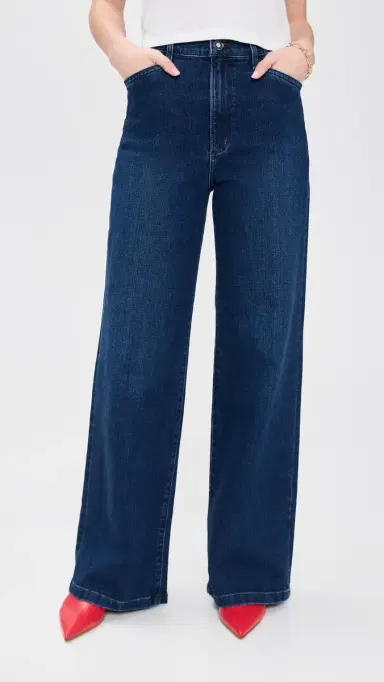 Favorite Daughter The Mischa Super High Rise Wide Leg Jeans Columbia 23 | Thumbnail 2