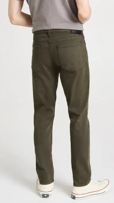 PAIGE Lennox Transcend Slim Stretch Jeans - 34 River Moss 34 | Thumbnail 3