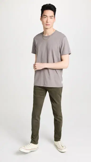 PAIGE Lennox Transcend Slim Stretch Jeans - 34 River Moss 34 | Thumbnail 5