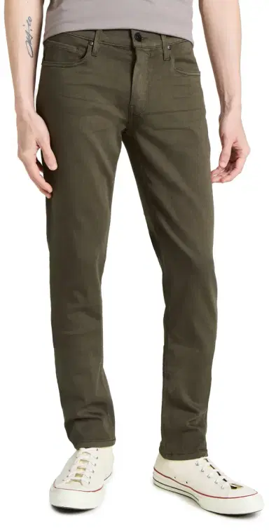 PAIGE Lennox Transcend Slim Stretch Jeans - 34 River Moss 34 | Thumbnail 1