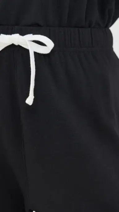 Splits59 Andie Oversized Fleece Sweatpants Black M | Thumbnail 6